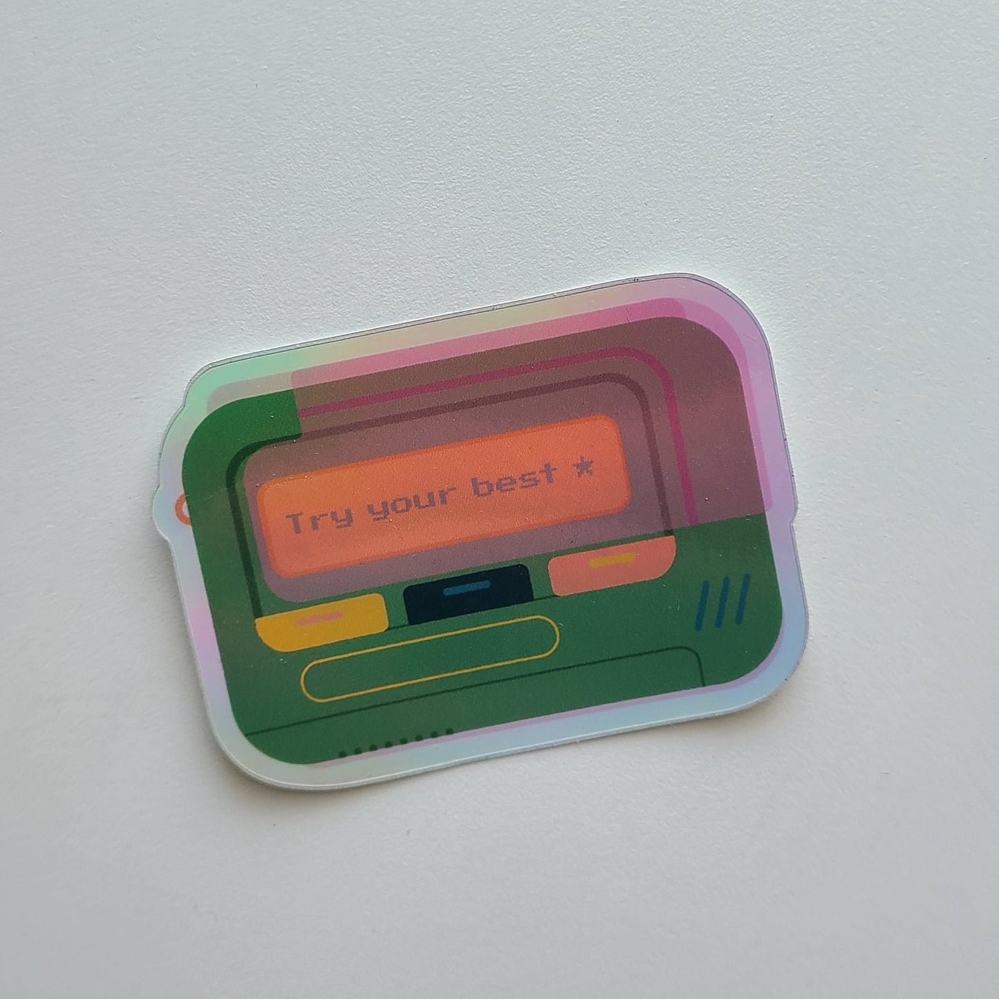 Beeper Holo Sticker - CLEARANCE