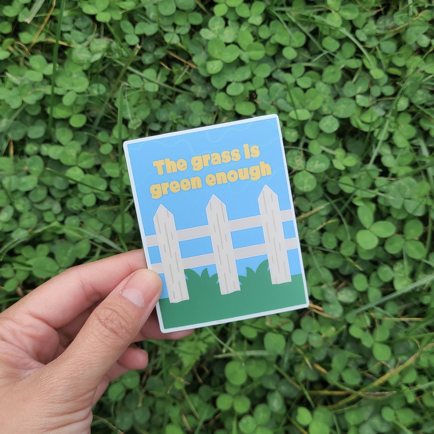 Inspirational picket fence magnet made in Canada by Mad Love Creative Co.