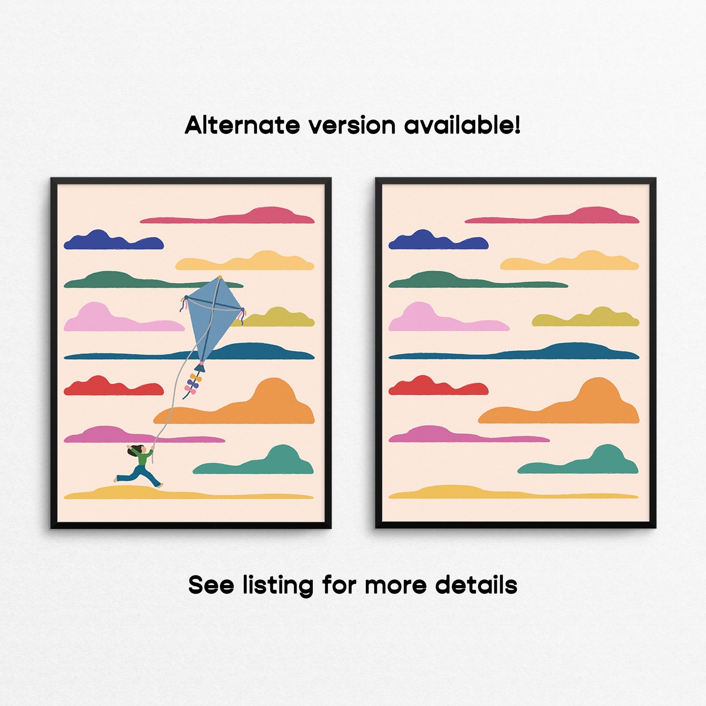 Whimsical Clouds Print