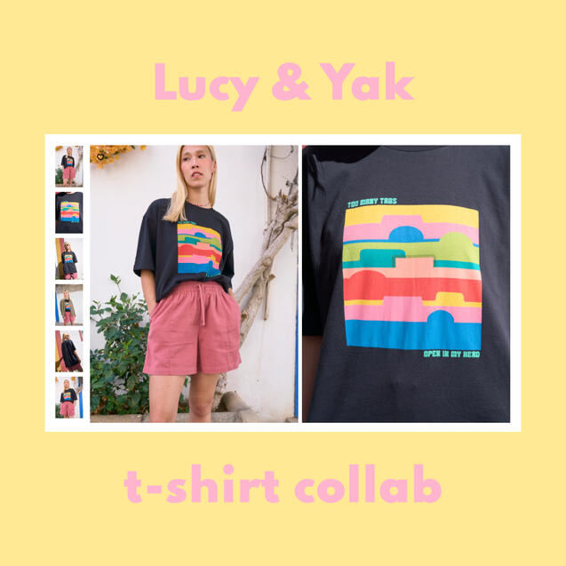 Lucy & Yak, t-shirt collab