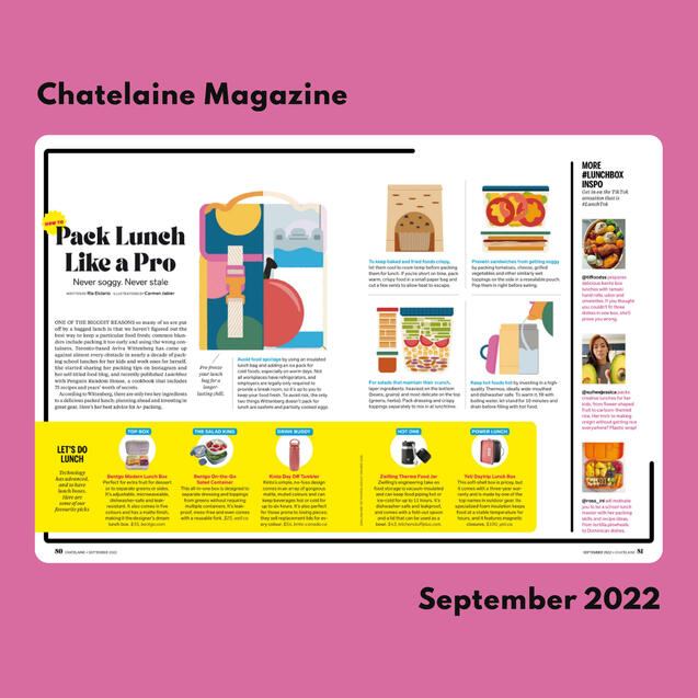 Chatelaine Magazine, Sept 2022