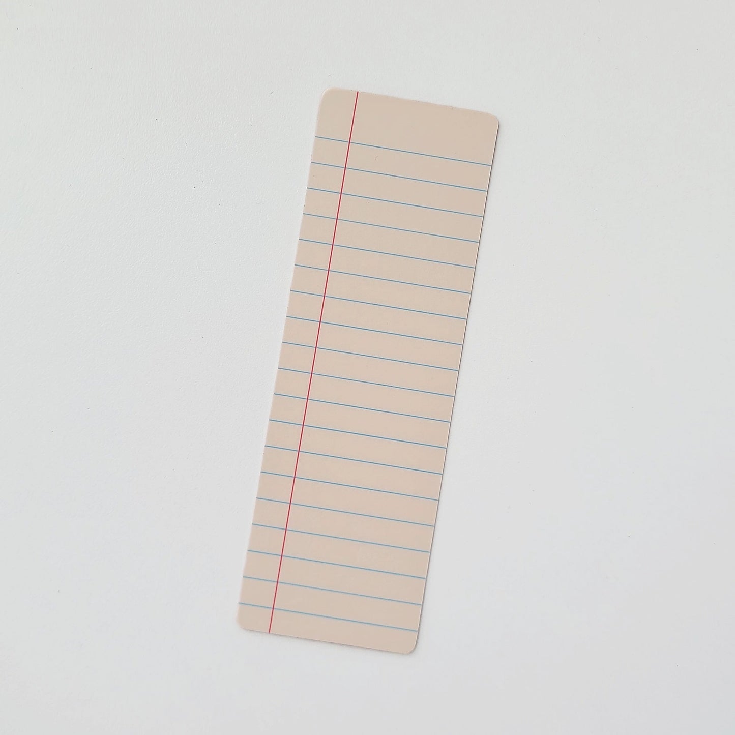Lined Paper Bookmark