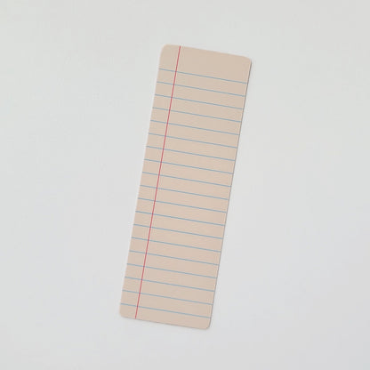 Lined Paper Bookmark
