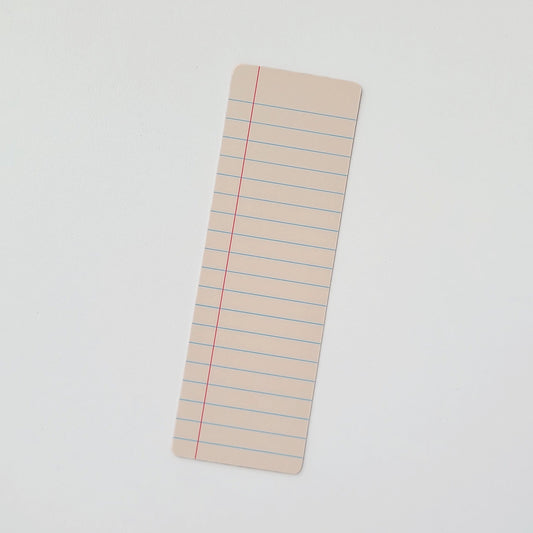 Lined Paper Bookmark