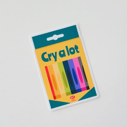 Cry A Lot Sticker