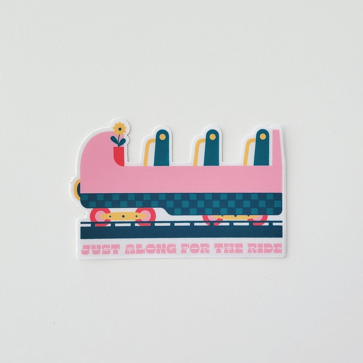 Along For The Ride Sticker