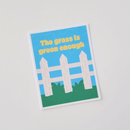 Green Grass Vinyl Sticker