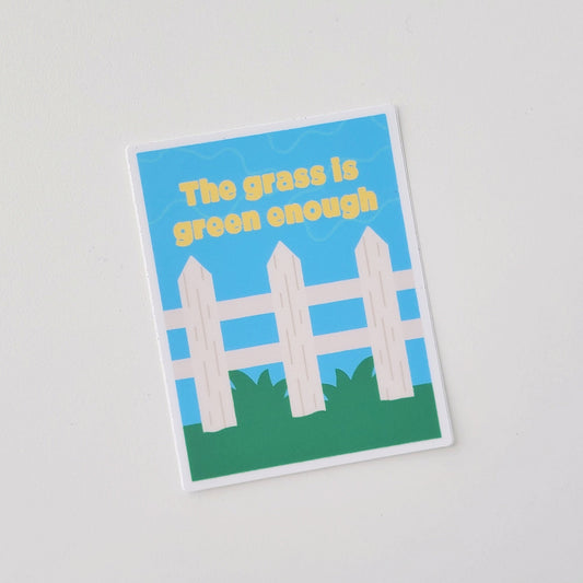 Green Grass Vinyl Sticker