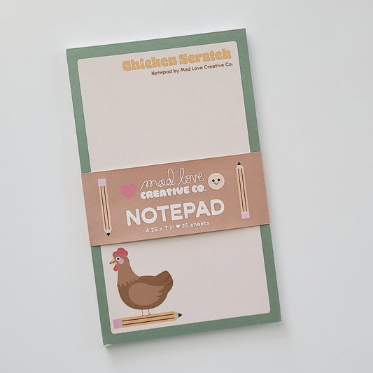 Chicken Scratch Notepad