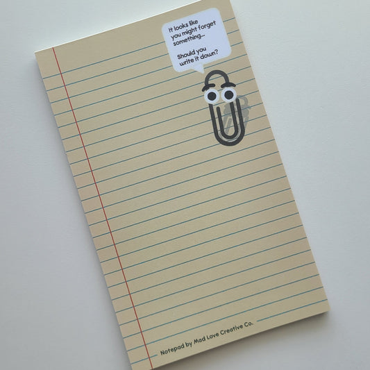 Clippy Notepad - SECONDS