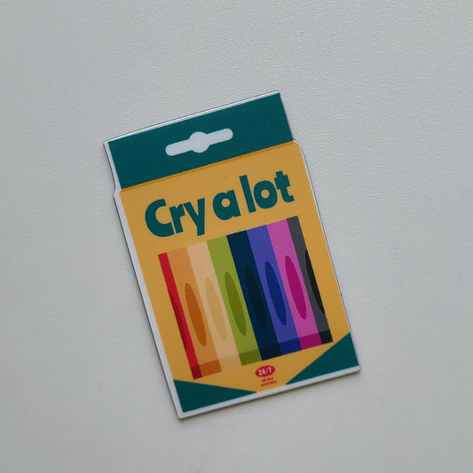 Cry A Lot Magnet - SECONDS