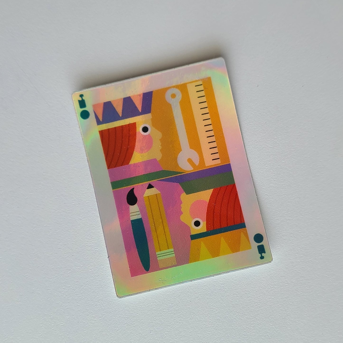 Jack Of All Trades Holo Sticker - CLEARANCE