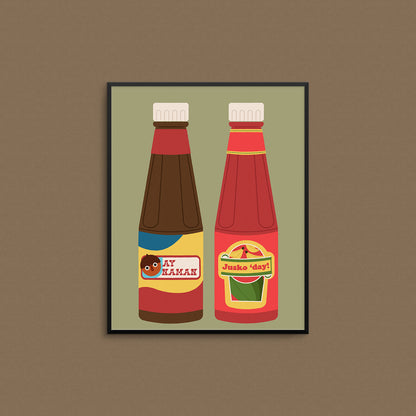 Filipino-inspired condiments with funny Pinoy phrases. Made in Canada by Mad Love Creative Co. 