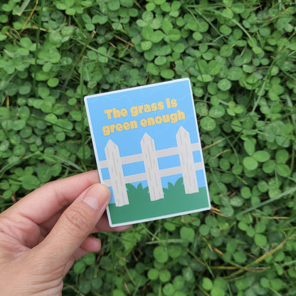 Inspirational picket fence magnet made in Canada by Mad Love Creative Co. 