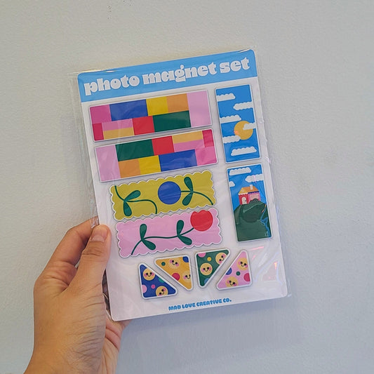 Set of 10 matte photo magnets. Designed and produced in Canada by Mad Love Creative Co. 