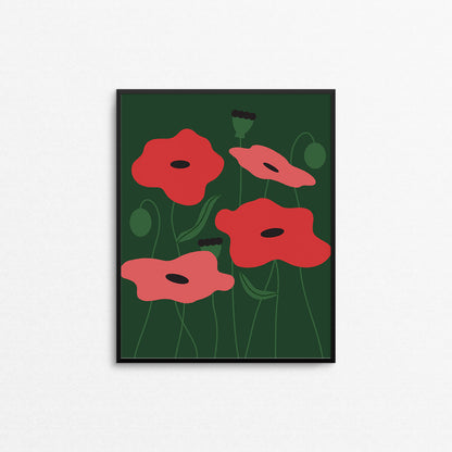 Poppies Print