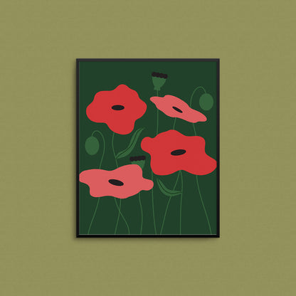 Poppies Print