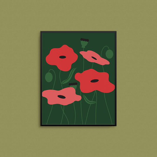 Poppies Print