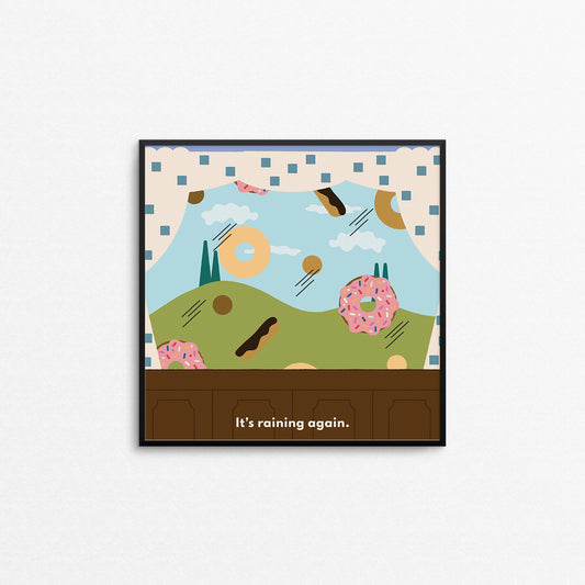 Raining Again Print